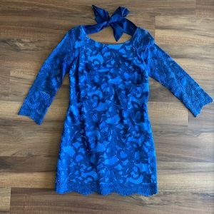Lily Pulitzer Navy Lace Shift Dress